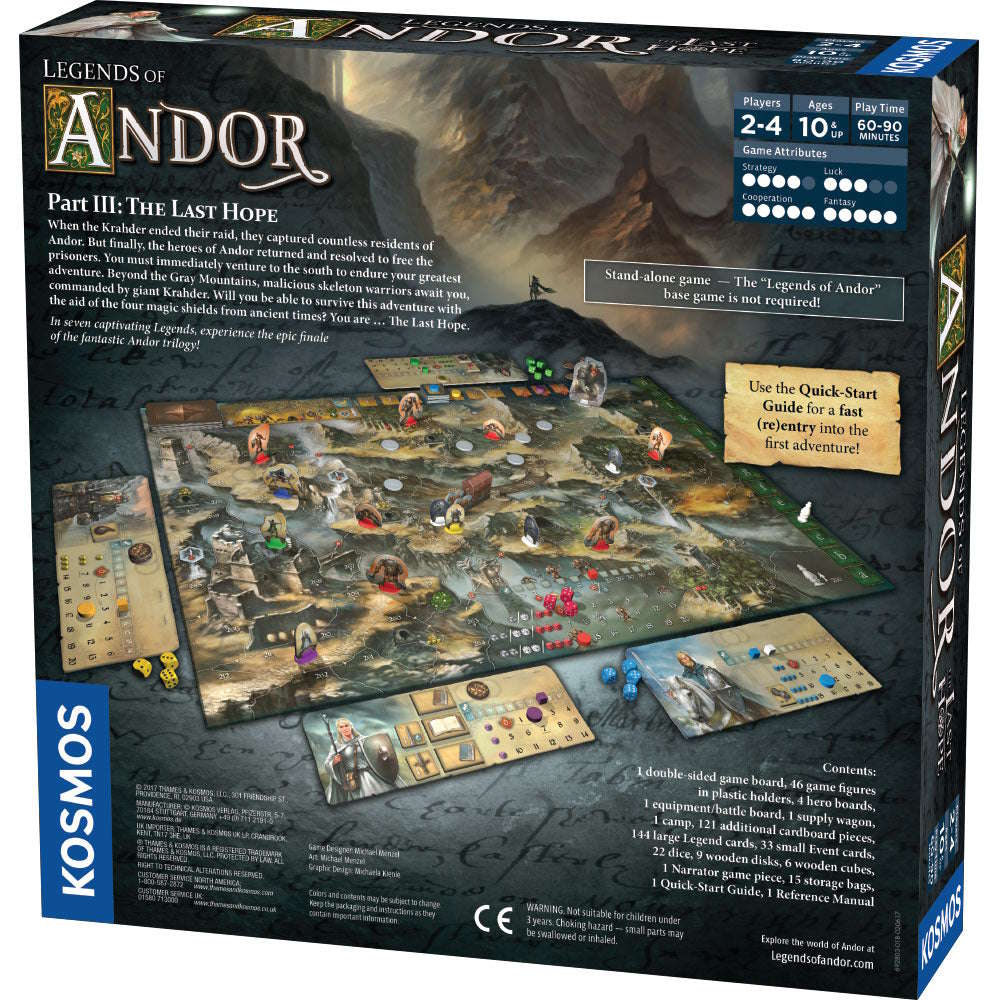 Legends Of Andor: The Last Hope - Nordisk Spil