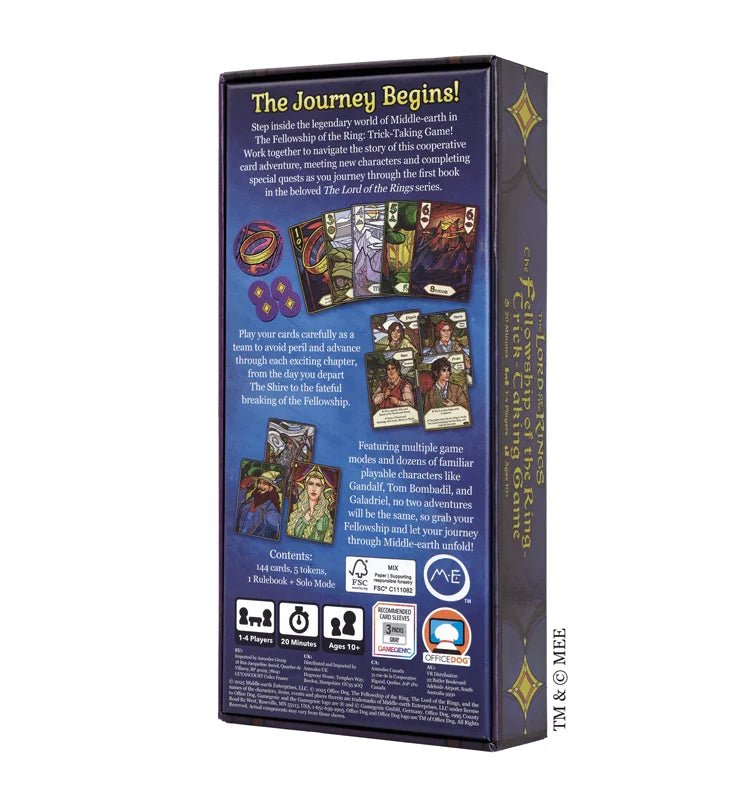 The Fellowship of the Ring – Trick Taking Game - Nordisk Spil
