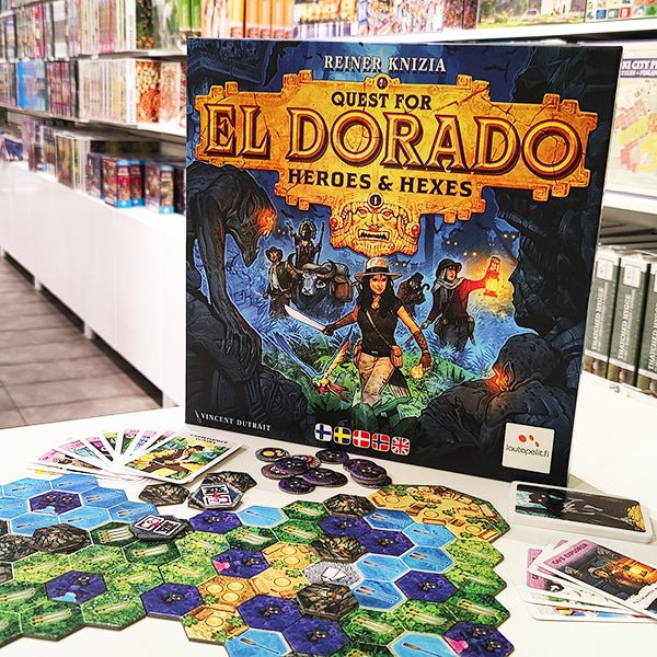 Quest for El Dorado: Heroes & Hexes - Nordisk Spil