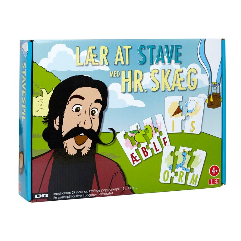 Lær at stave med Hr. Skæg - Nordisk Spil