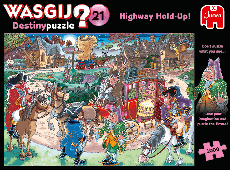 Wasgij Destiny 21 - Landevejsrøverne - 1000 brikker - Nordisk Spil