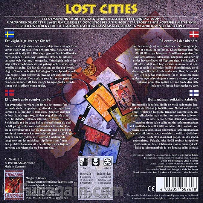 Lost Cities - The Card Game