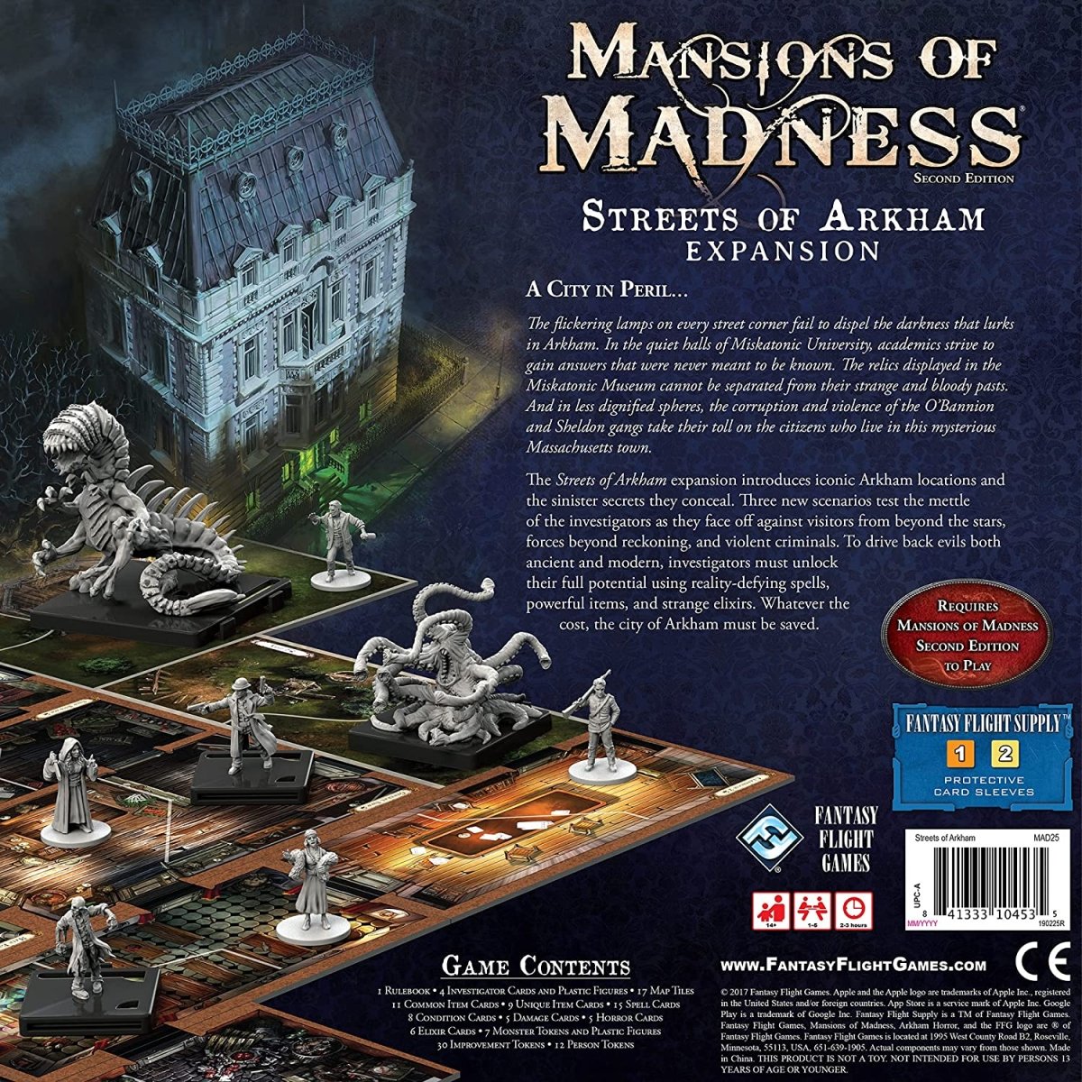 Mansions of Madness 2nd Edition - Streets of Arkham - Nordisk Spil