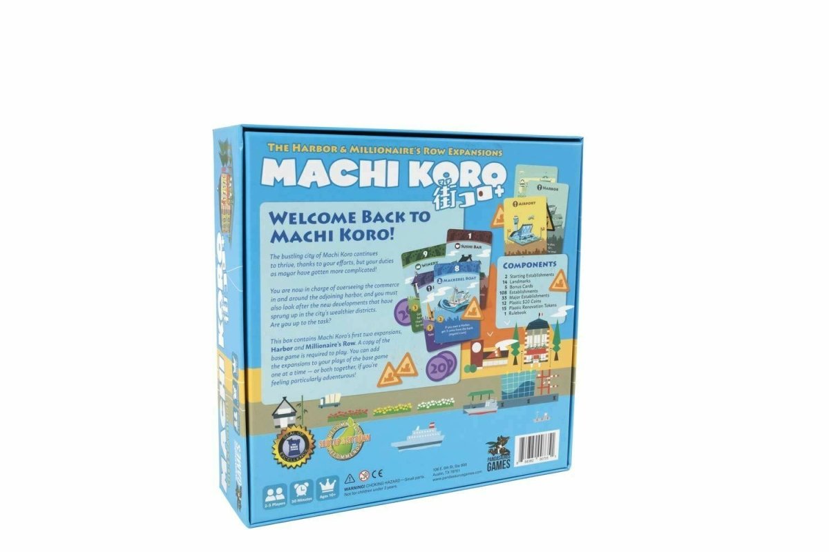 Machi Koro: The Harbor & Millionaire&39;s Row Expansions - Nordisk Spil