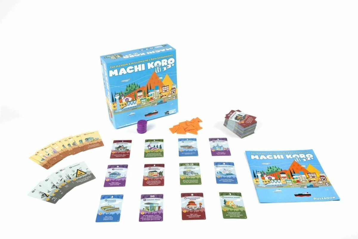 Machi Koro: The Harbor & Millionaire&39;s Row Expansions - Nordisk Spil