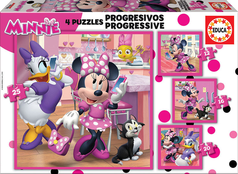 Minnie Happy Helpers, 4 puslespil