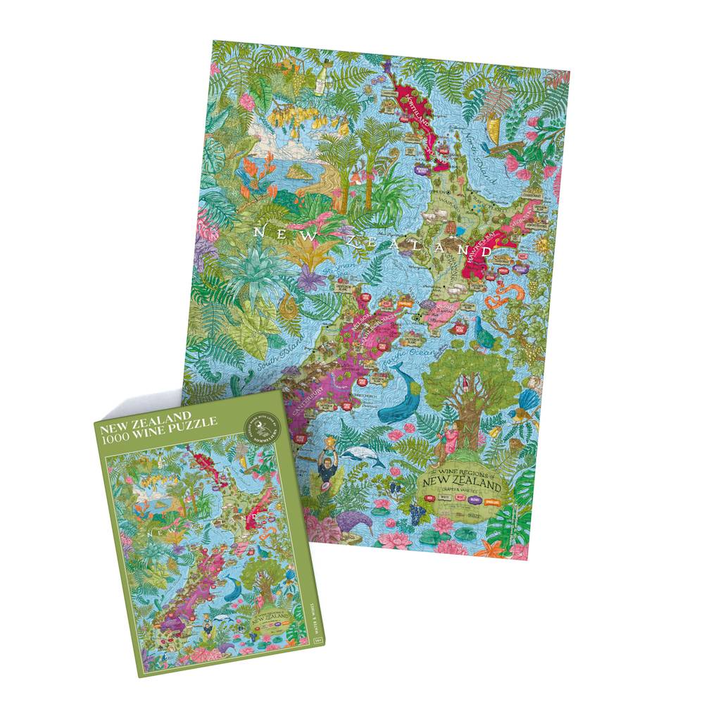Vin: New Zealand - 1000 brikker - Nordisk Spil
