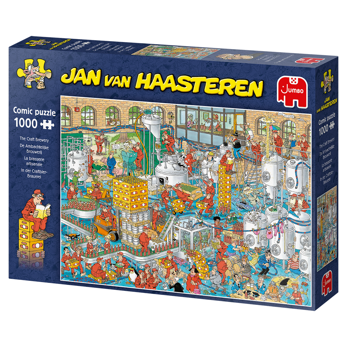 Jan van Haasteren: På Bryggeriet - 1000 brikker