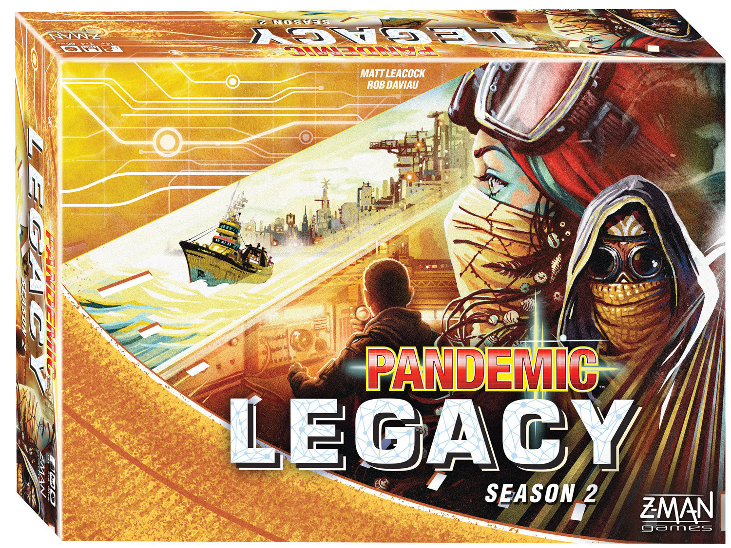 Pandemic Legacy Season 2 Yellow - Engelsk