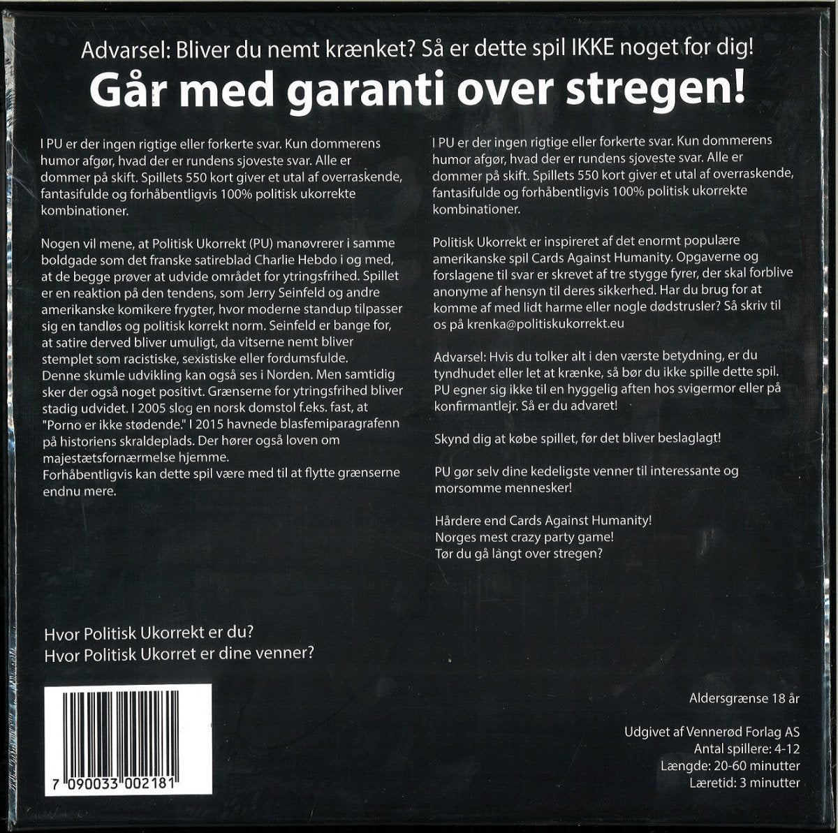 Politisk Ukorrekt - Nordisk Spil