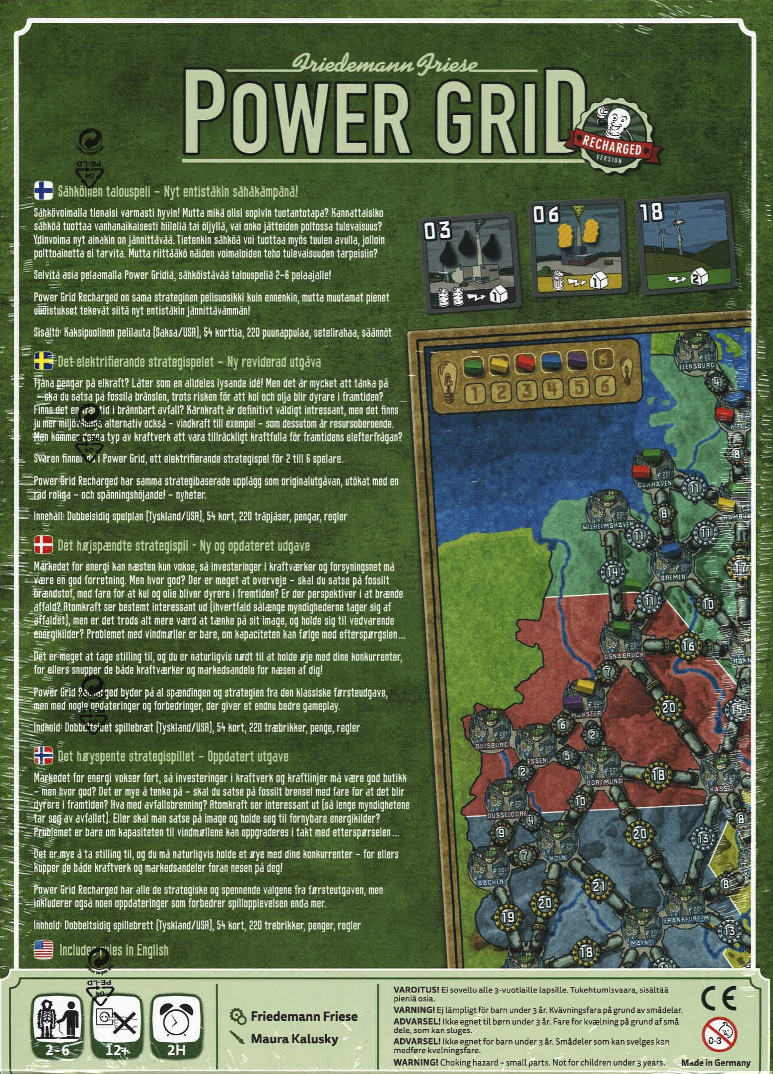 Power Grid Recharged - Dansk