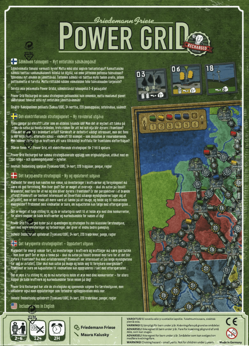 Power Grid Recharged - Dansk - Nordisk Spil