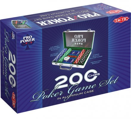 ProPoker 200 Chips - Komplet Pokersæt - Nordisk Spil