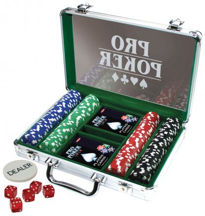 ProPoker 200 Chips - Komplet Pokersæt - Nordisk Spil