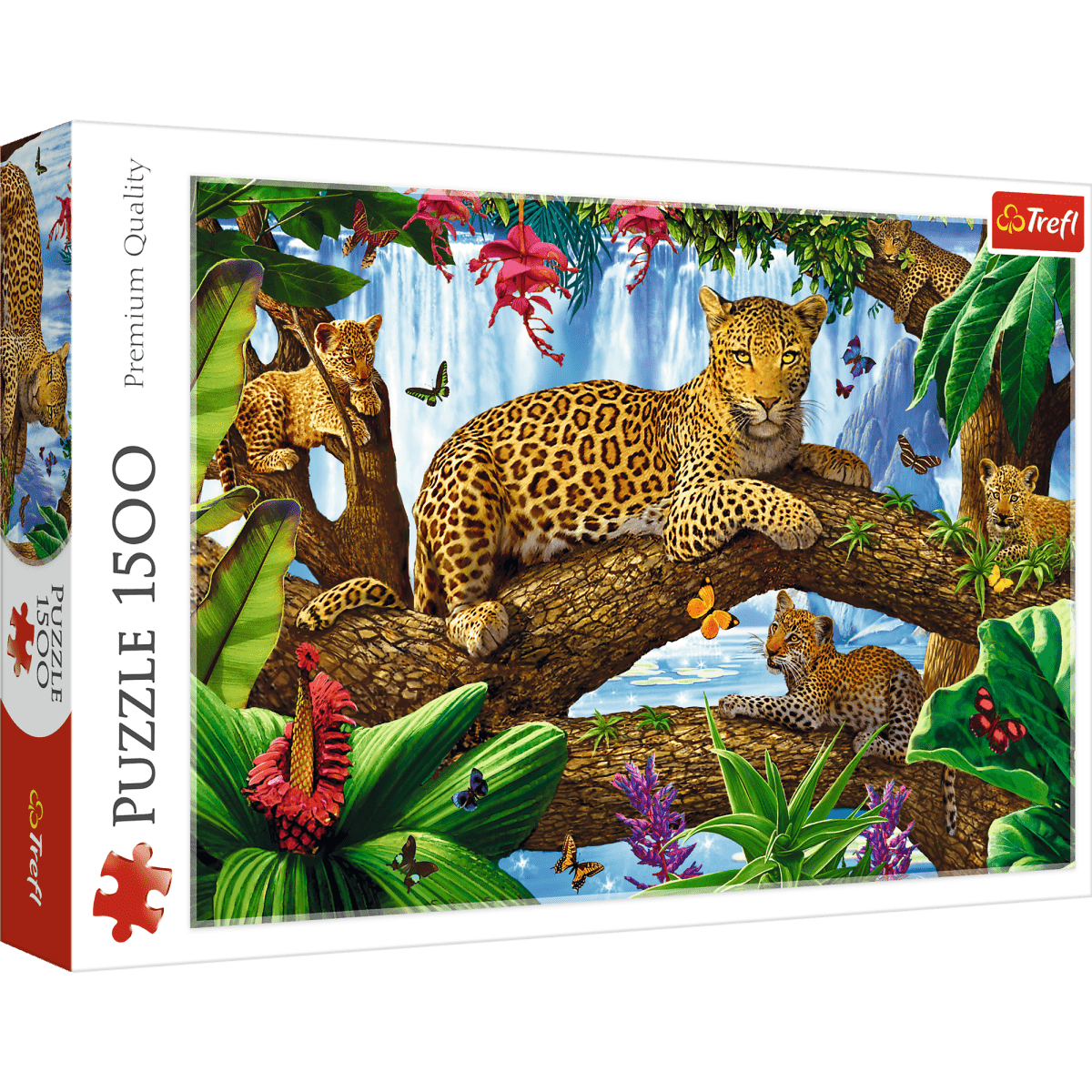 Hvilende Leopard - 1500 brikker - Nordisk Spil