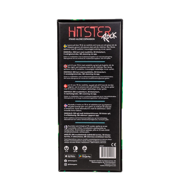 Hitster: Rock - Dansk