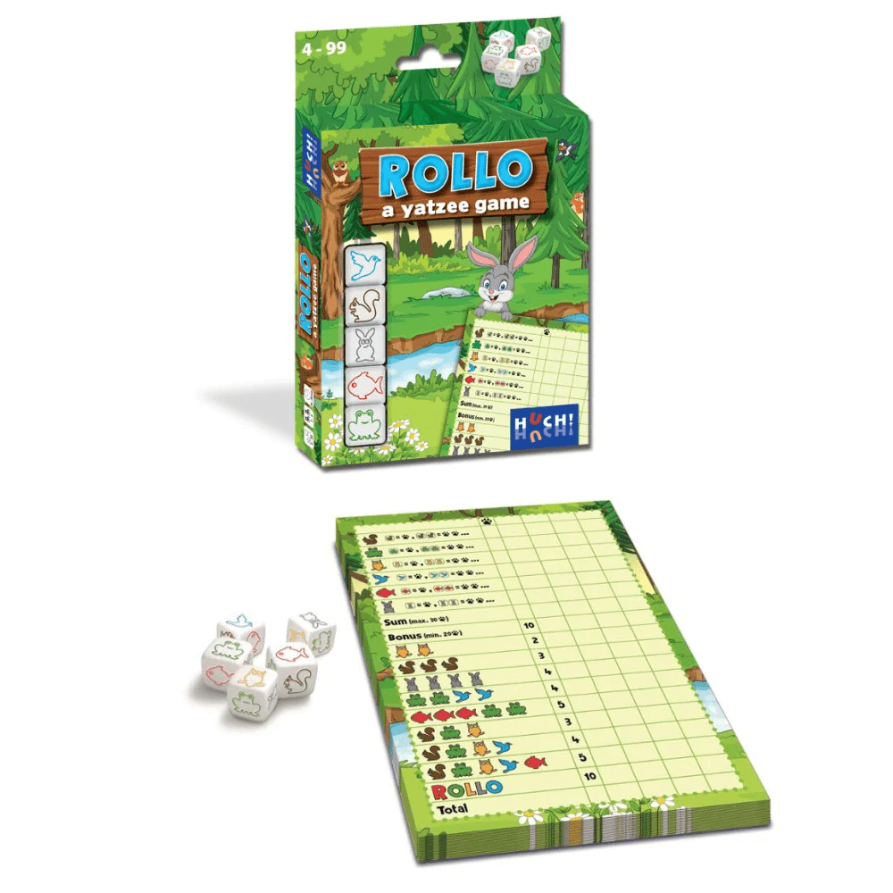 Rollo - Yatzy med dyremotiver - Nordisk Spil