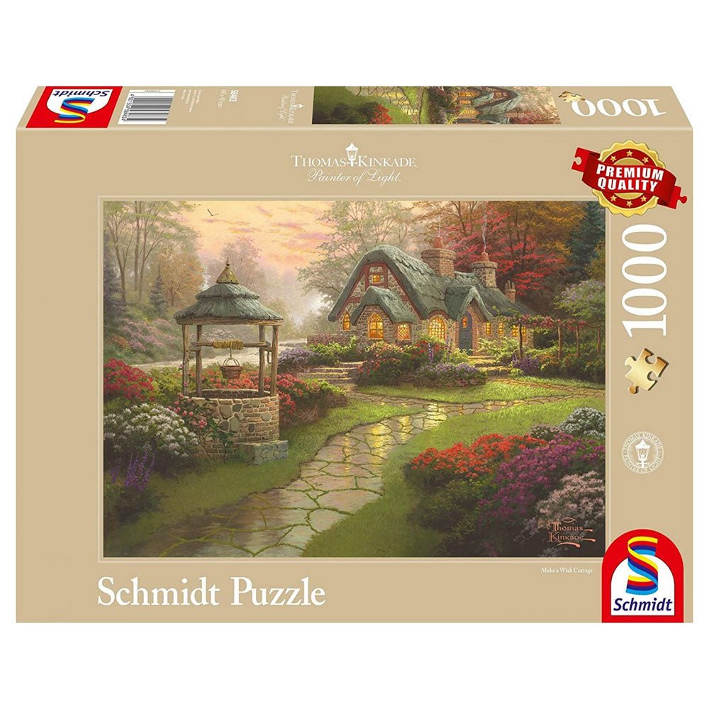 Kinkade: Make a Wish Cottage - 1000 brikker - Nordisk Spil