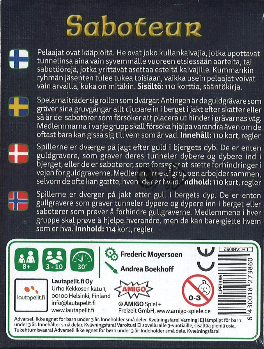 Saboteur - Nordisk Spil