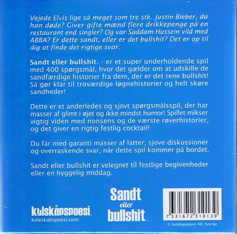 Sandt eller bullshit