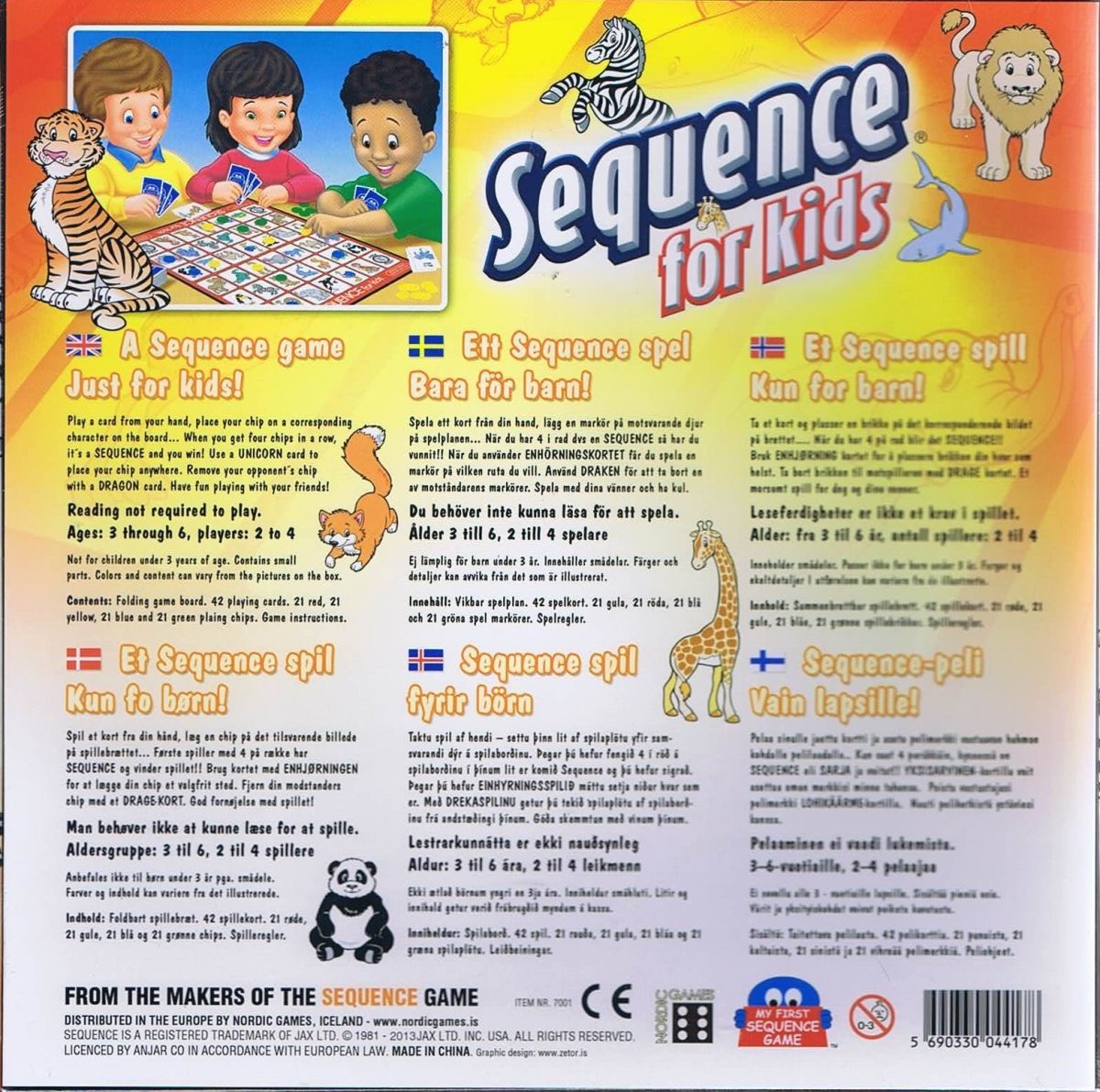 Sequence for Kids - Nordisk Spil