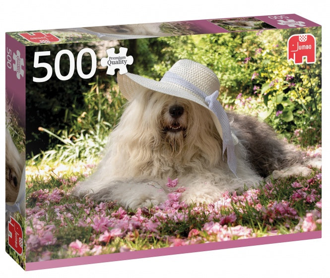 Sophie in a bed of flowers, 500 brikker