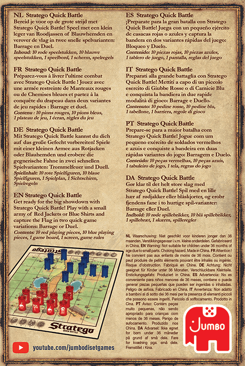 Stratego Quick Battle - Dansk - Nordisk Spil
