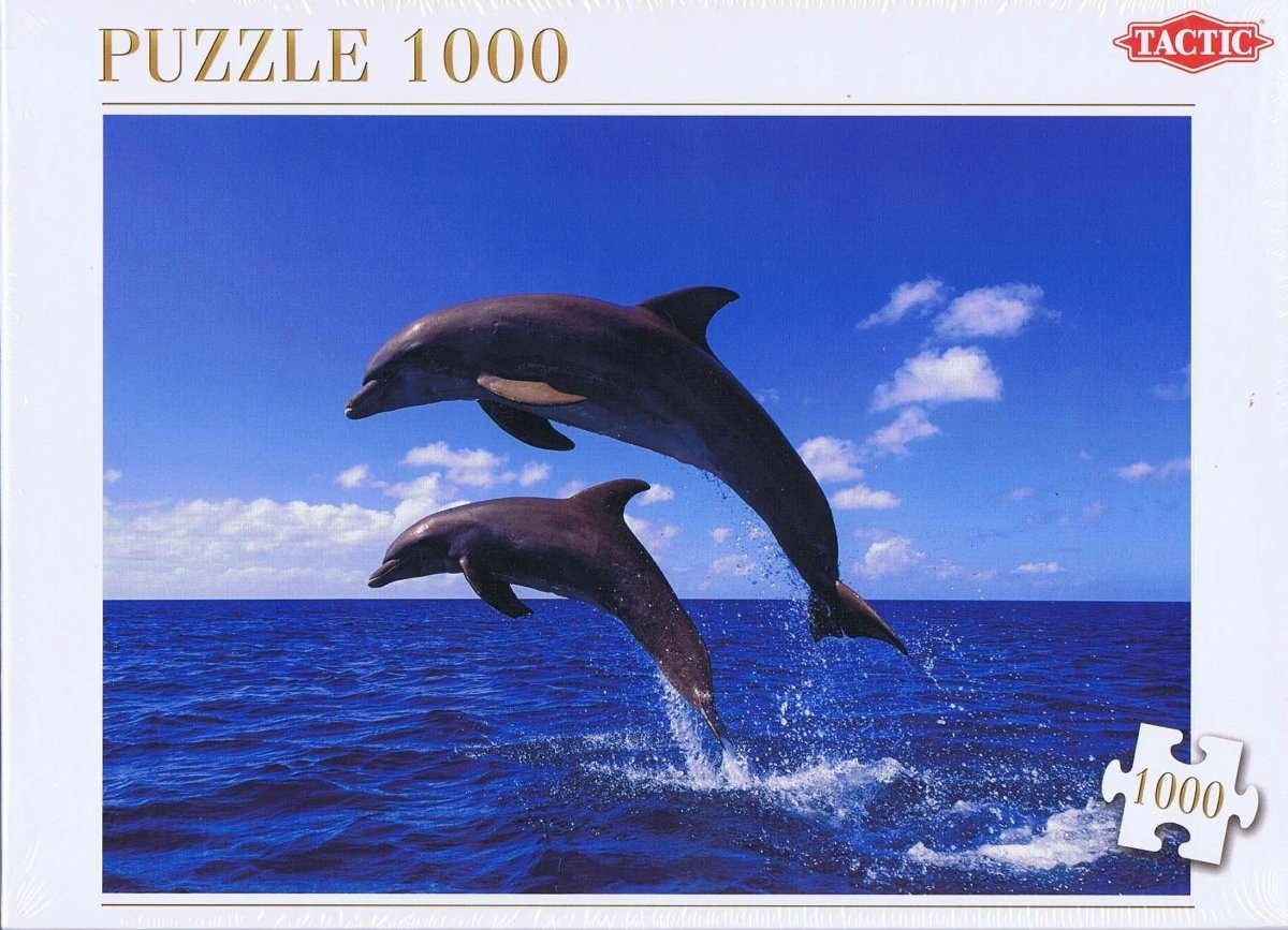 Two Dolphins Jumping - 1000 brikker - Nordisk Spil