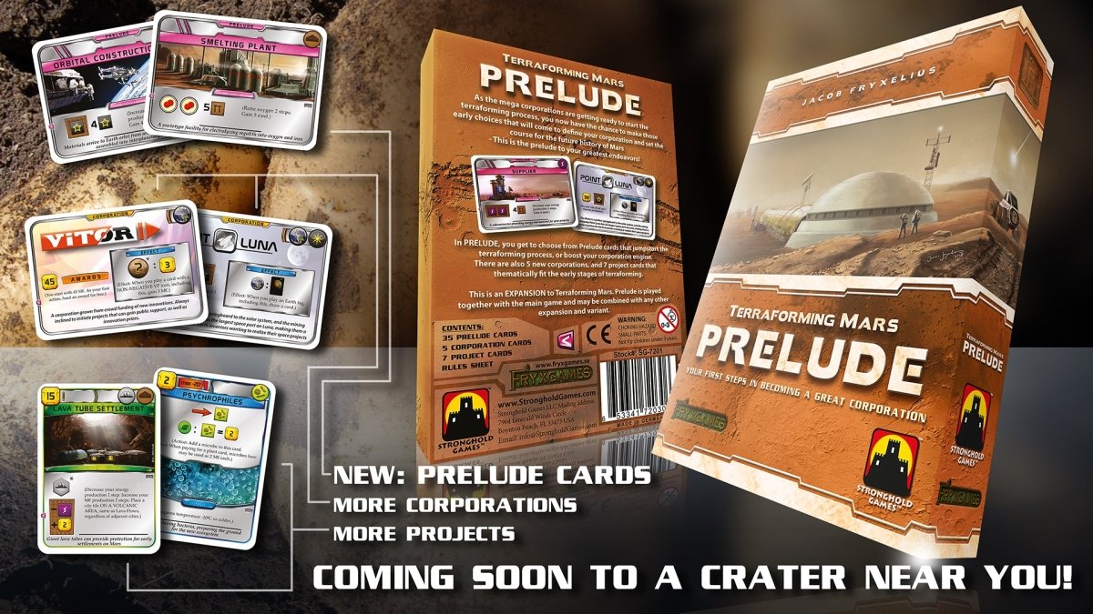Terraforming Mars: Prelude - Engelsk - Nordisk Spil