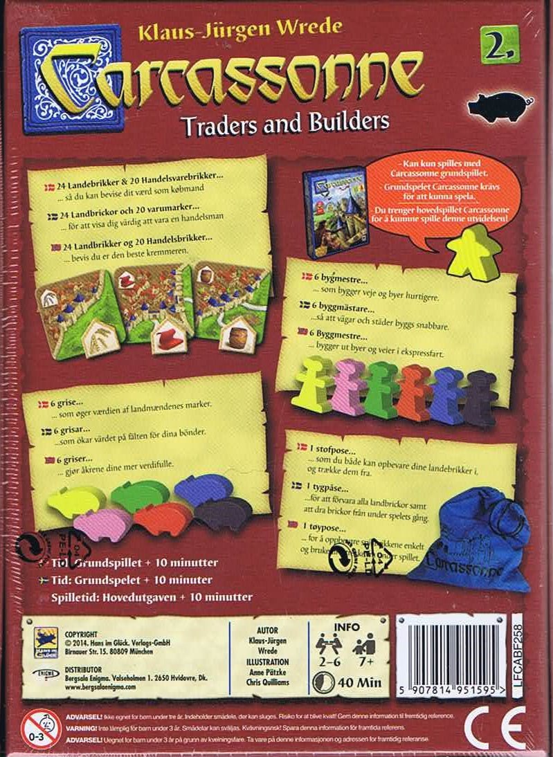 Carcassonne - Traders & Builders - Nordisk Spil