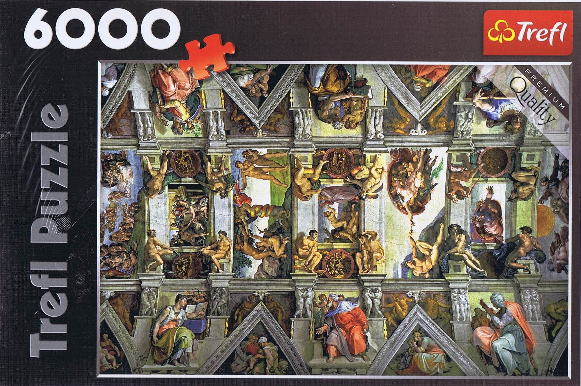 Sistine Chapel ceiling - 6000 brikker