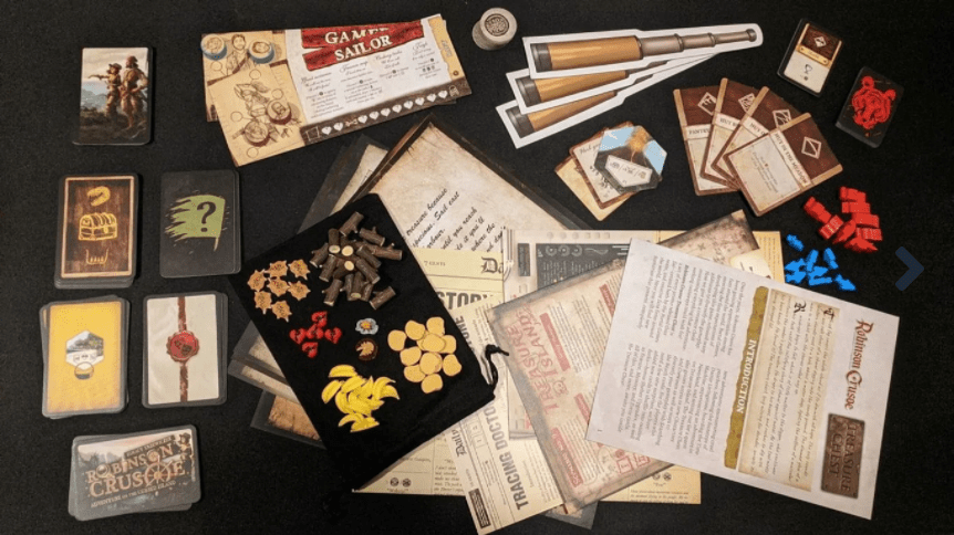 Robinson Crusoe Treasure Chest - Engelsk - Nordisk Spil