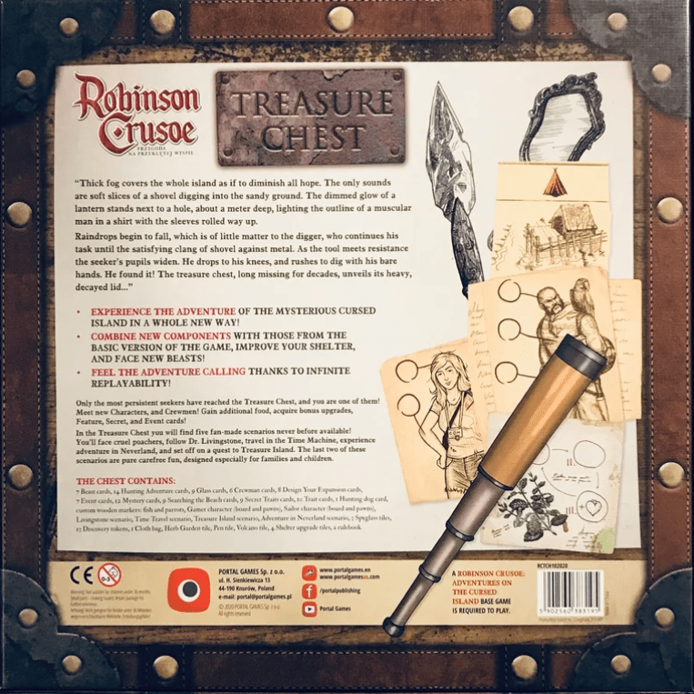 Robinson Crusoe Treasure Chest - Engelsk - Nordisk Spil