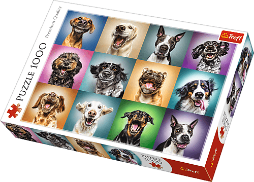 Sjove Hunde - 1000 brikker - Nordisk Spil