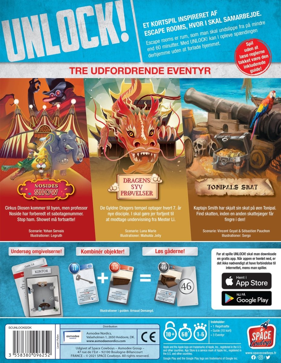 Unlock! 2 - Fantastiske eventyr - Dansk - Nordisk Spil