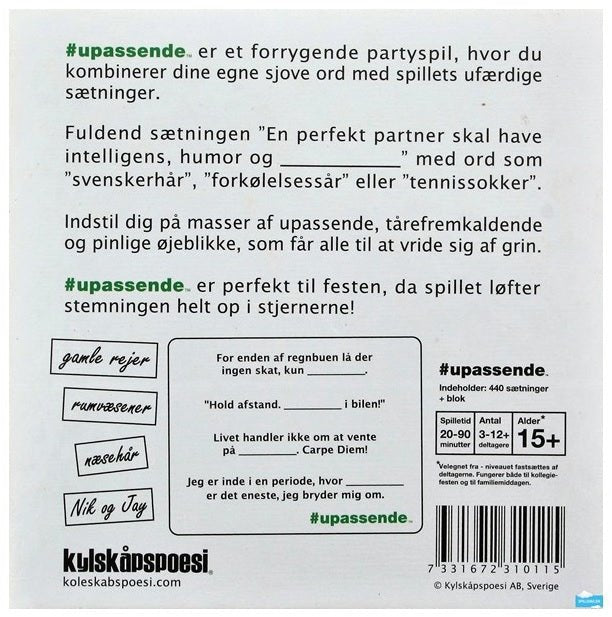 Upassende - Nordisk Spil