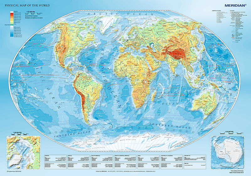 Map of the World - 1000 brikker - Nordisk Spil