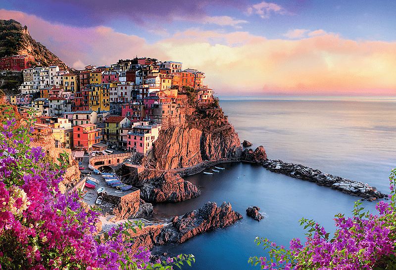 View of Manarola - 1500 brikker - Nordisk Spil