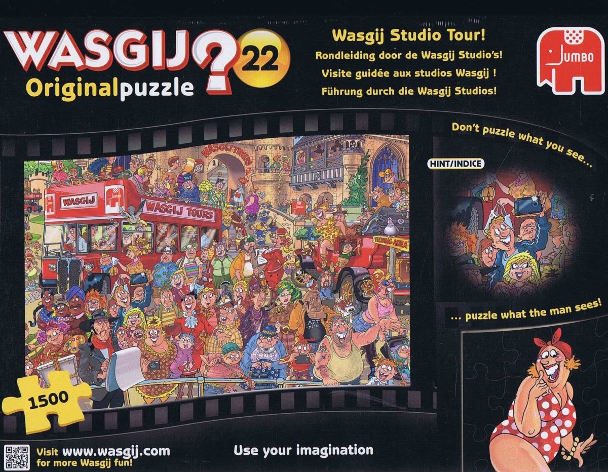 Wasgij? Original 22 Wasgij Studio Tour - 1500 brikker - Nordisk Spil