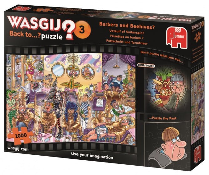 Wasgij? Back to...? 3 Barbers and Beehives - 1000 brikker - Nordisk Spil