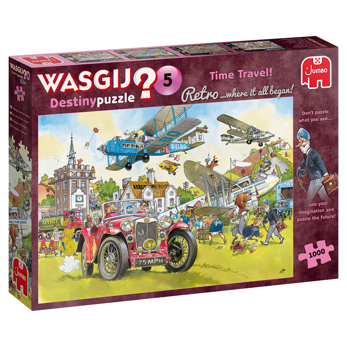 Wasgij Retro Destiny #5 - Time Travel! - 1000 brikker