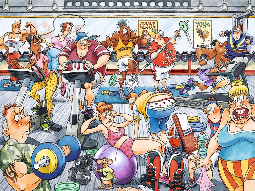 Wasgij? Original? 28 Dropping the Weight - 1000 - brikker - Nordisk Spil