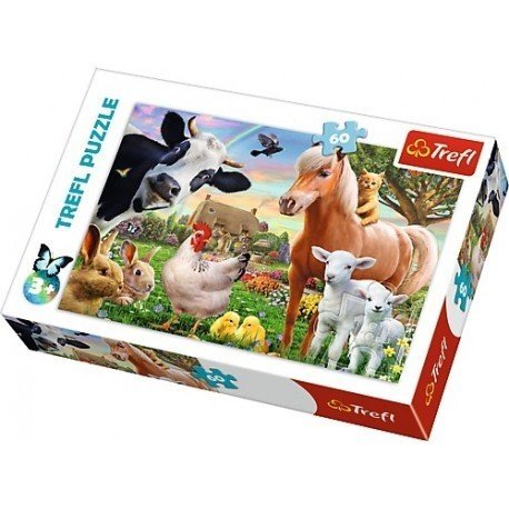 A Cheerful Farm - 60 brikker - Nordisk Spil