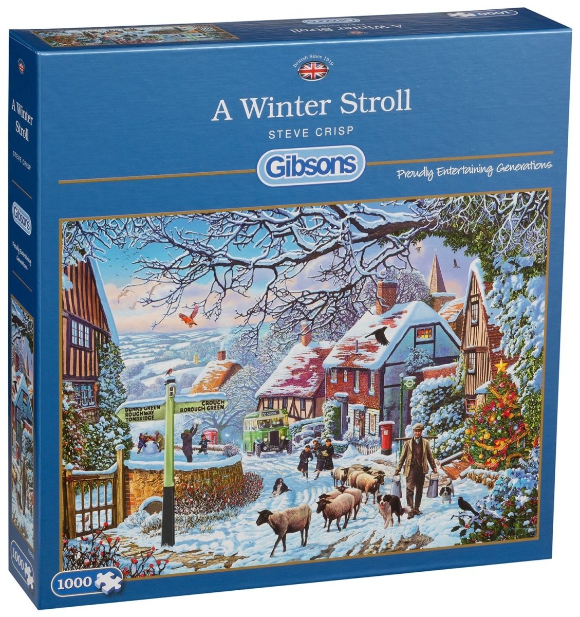 A Winter Stroll - 1000 brikker - Nordisk Spil