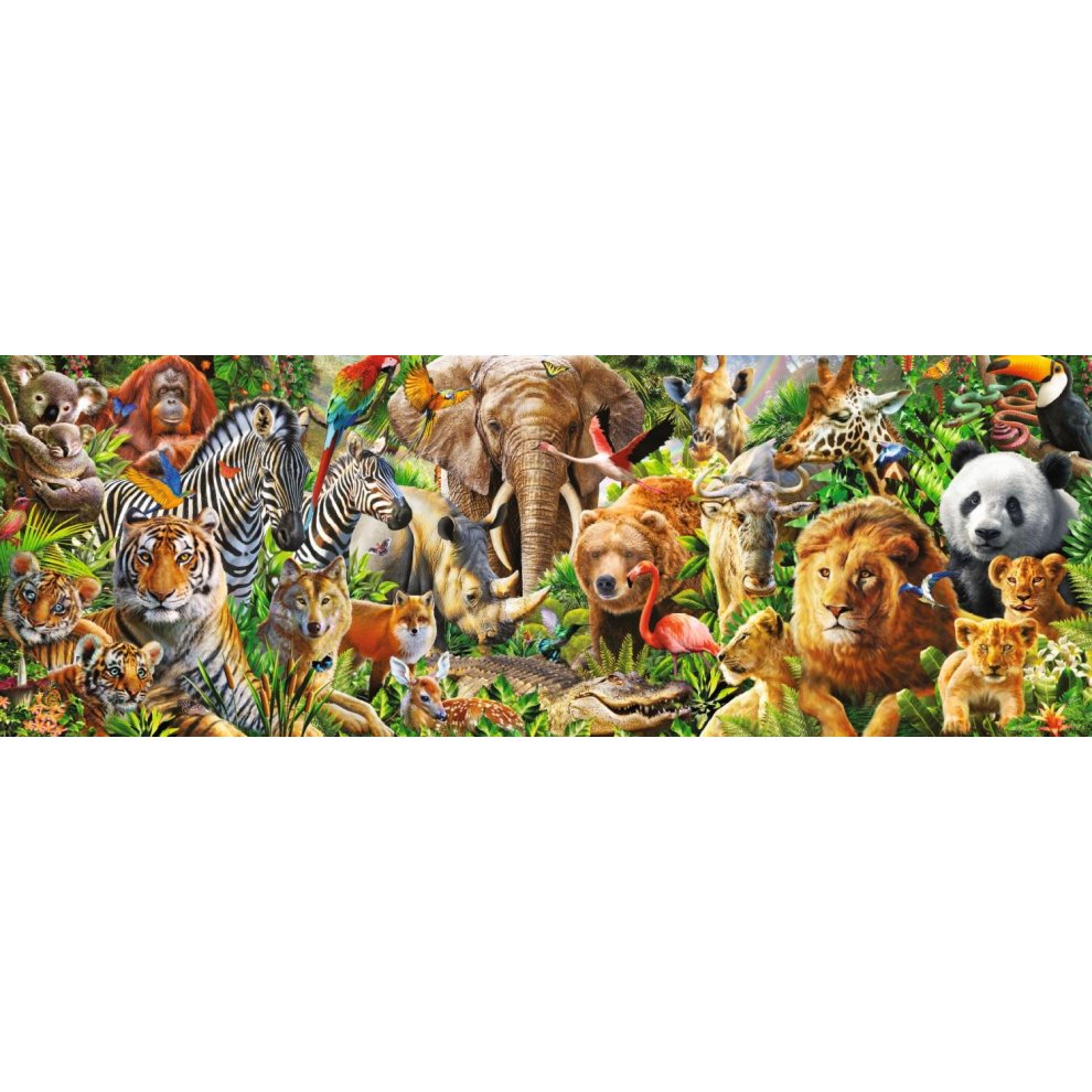 Africa Wildlife - Panorama - 1000 brikker
