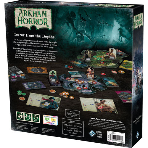 Arkham Horror - Under Dark Waves 3rd. Ed. - Engelsk