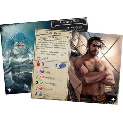 Arkham Horror - Under Dark Waves 3rd. Ed. - Engelsk