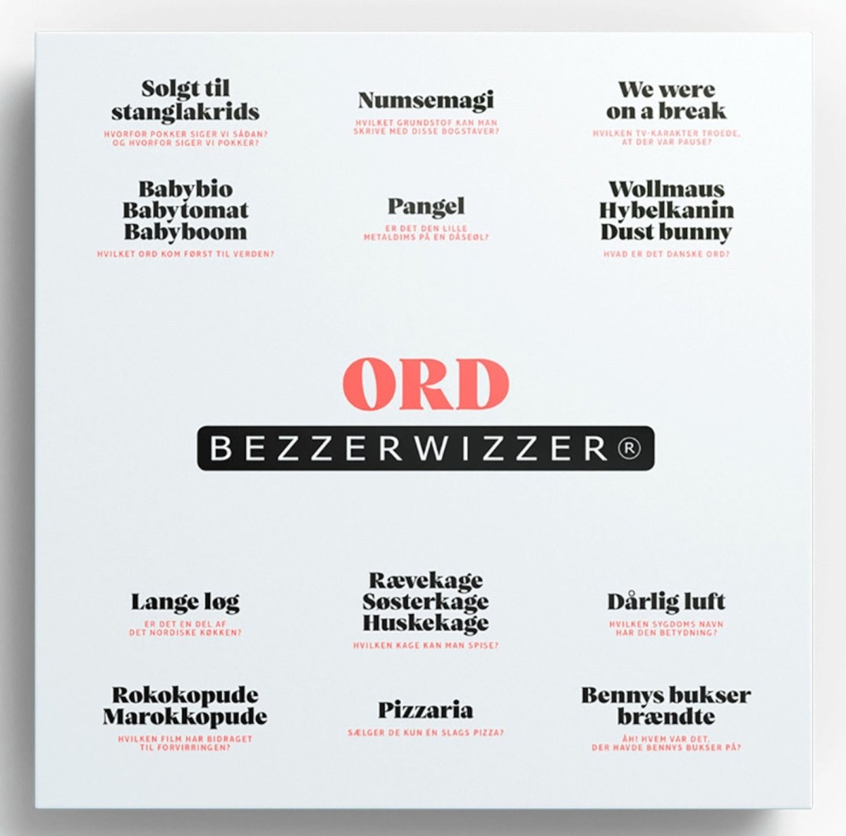 Bezzerwizzer ord - Nordisk Spil