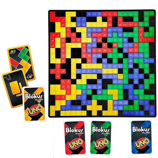 Blokus Shuffle UNO Edition - Nordisk Spil
