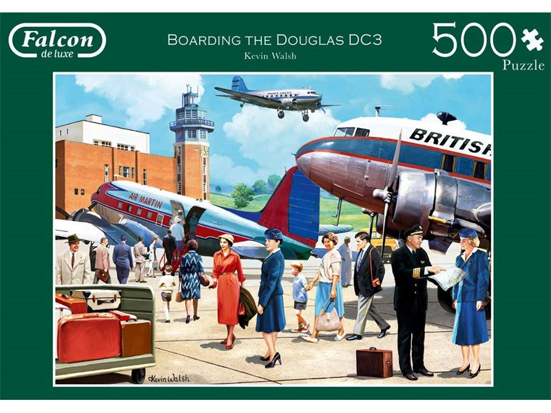 Boarding the douglas DC3 - 500 Brikker
